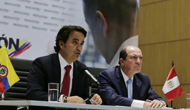 Christian Krüger y Eduardo Sevilla. Colprensa