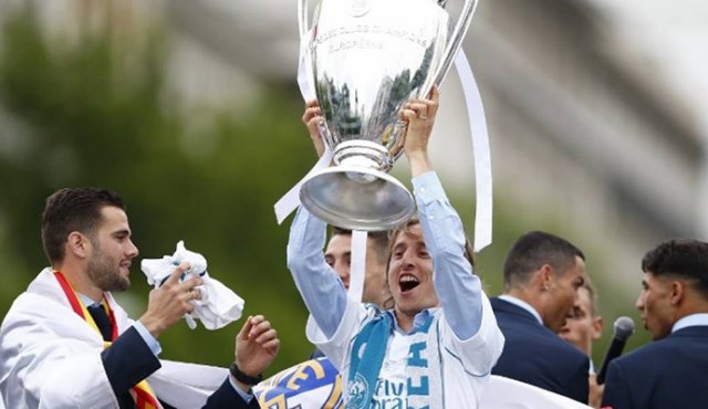 El Real Madrid reina desde hace tres años en la Liga. AFP