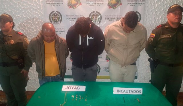 Uno de los tres venezolanos capturados fue enviado a prisión por un juez para que responda por hurto. Los otros dos sospechosos quedaron libres. Cortesía
