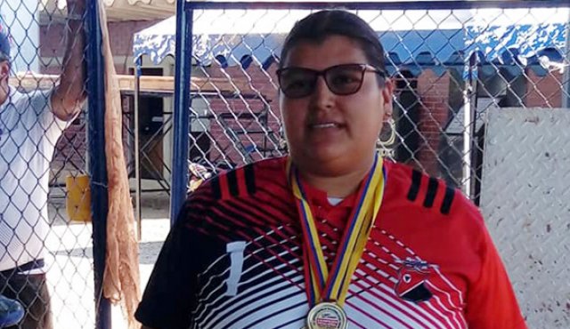 Cuatro medallas, tres de oro y una de bronce, logró la deportista en el último torneo nacional de mayores. Cortesía