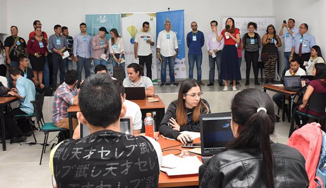 55 personas se reunieron para desarrollar sus proyectos de emprendimiento. Cortesía