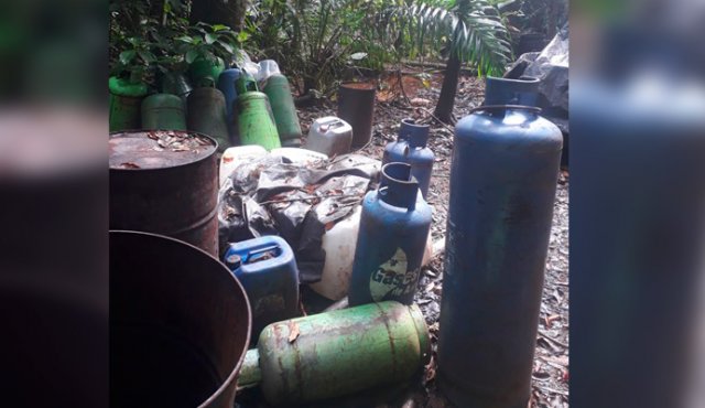 El operativo fue desarrollado en la vereda Puqui, en Tarazá, Antioquia. Colprensa