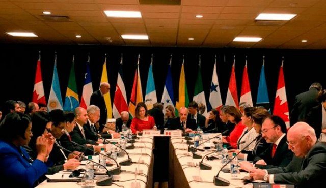 El Grupo de Lima, fue creado en 2017 para colaborar a resolver la crisis venezolana. Archivo