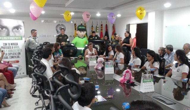 La campaña preventiva busca llegar a los colegios, instituciones gubernamentales y entidades privadas para evitar este delito y exhortar a denunciar cuando se presente algún caso. Cortesía