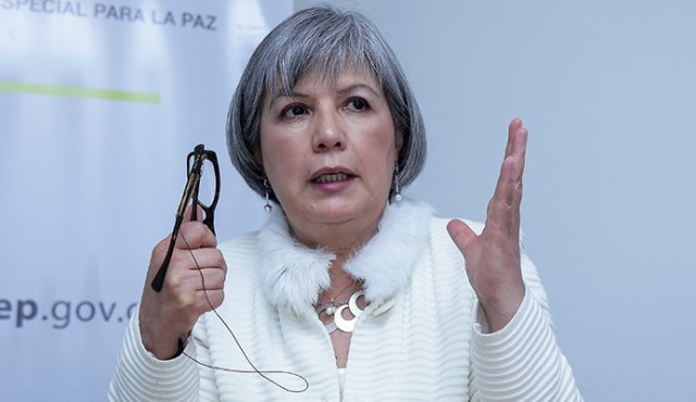 Patricia Linares, presidenta de la JEP, precisó que tienen 10 días para presengtar el informe. Colprensa