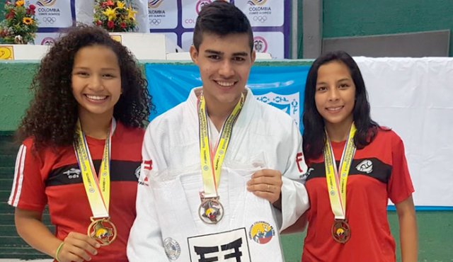 Nayerly Pajoy, Brayan Orozco y Maryury Ureña, compitiendo por Norte de Santander lograron medalla de oro en torneo nacional y cupo a la selección Colombia. Cortesía