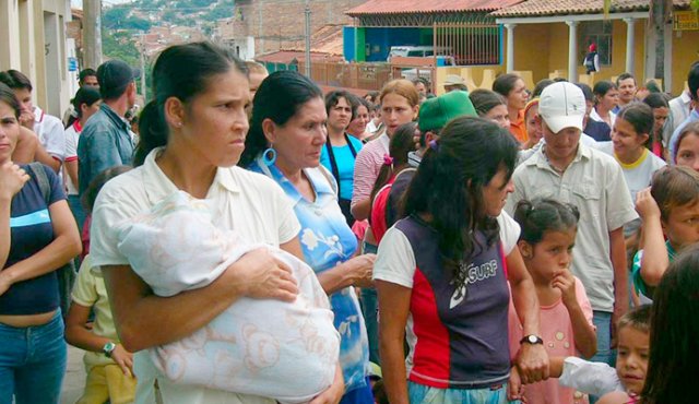 Ocaña registra 3.284 desplazados procedentes del Catatumbo por el paro armado entre el Epl y Eln. Archivo