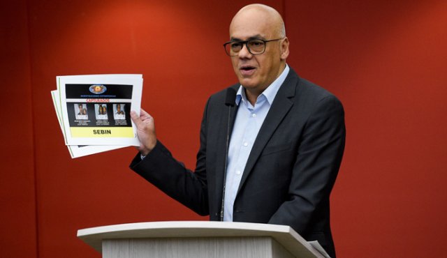 Jorge Rodríguez, ministro de Comunicación e Información. AFP
