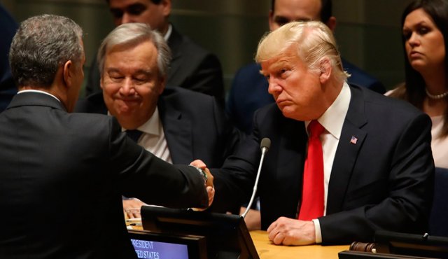 La reunión con el título "Llamamiento global a la acción sobre el problema mundial de las drogas" fue convocada por Washington y estuvo presidida por 31 países, entre ellos Colombia. AFP
