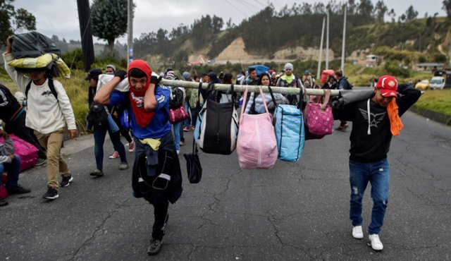 Según la ONU, más de 1,6 millones de venezolanos han abandonado el país después de 2015, debido a la crisis. Archivo