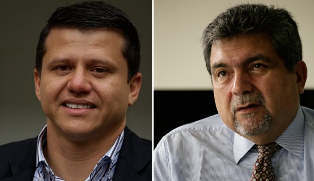Bernardo ‘ñoño’ Elías y Plinio Olano. Colprensa