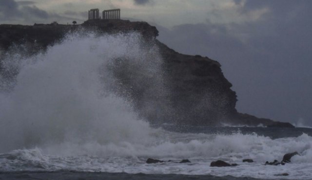 Cerca de la localidad de Oropos. AFP