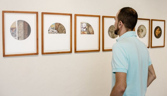 En el Museo Antón García de Bonilla de Ocaña permanecerá: Metamorfosis de un mundo exacto, hasta fin de mes. Cortesía Leonardo Meza