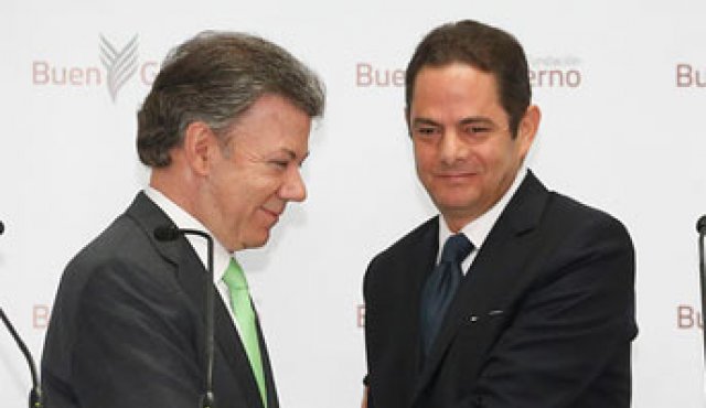 Juan Manuel Santos y German Vargas Lleras. La Opinión