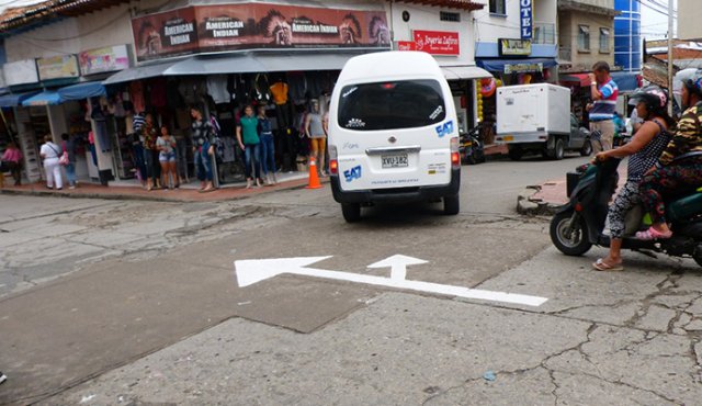 La medida busca descongestionar el centro comercial. Cortesía
