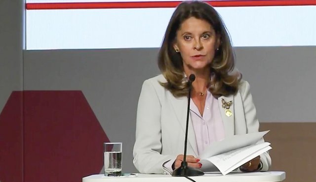 Vicepresidente de la República, Marta Lucía Ramírez. Colprensa