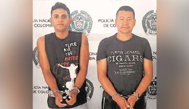 Quedaron a disposición de la Unidad de Reacción Inmediata (URI). Cortesía