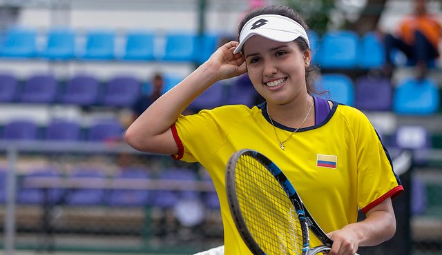María Camila Osorio, tenista colombiana número 5 del mundo en el escalafón internacional juvenil. Colprensa