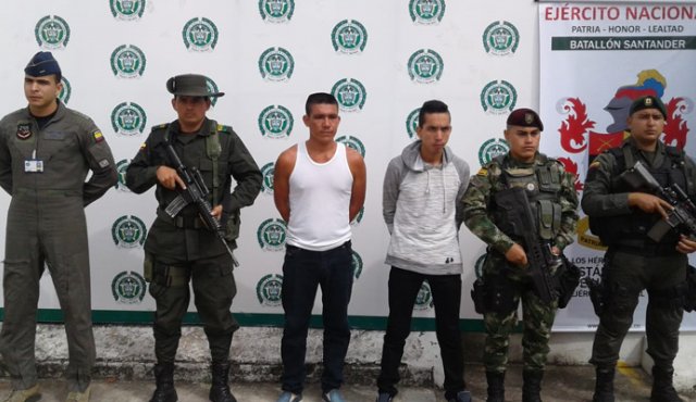 Las capturas se hicieron en El Tarra y Cúcuta. Cortesía