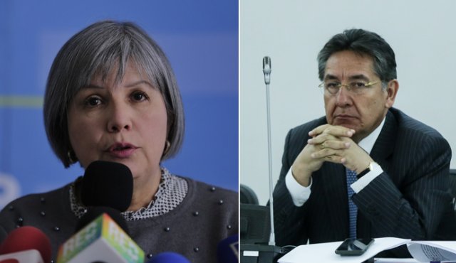 Se reunieron la presidenta de la JEP, Patricia Linares, y el fiscal Néstor Humberto Martínez. Colprensa