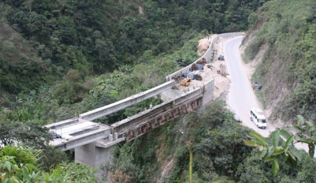 El viaducto en la vía Cúcuta-Ocaña, será entregado los primeros días de febrero del próximo año. La Opinión