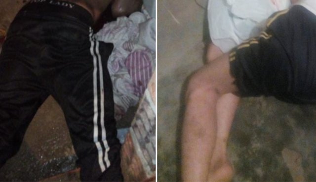 Los cadáveres quedaron tendidos dentro de la casa donde ocurrió el ataque.
Cortesía