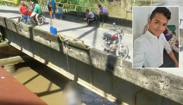 La víctima fue identificada como Brayan Elías Mogollón, quien presuntamente decidió quitarse la vida. Cortesía