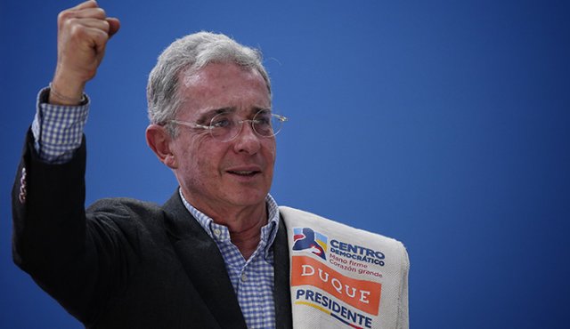 Exmandatario, líder del partido Centro Democrático Álvaro Uribe. Colprensa