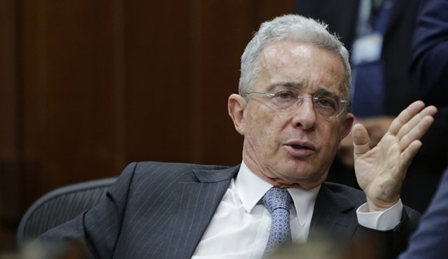 Jefe del Centro Democrático, Álvaro Uribe Vélez. Colprensa