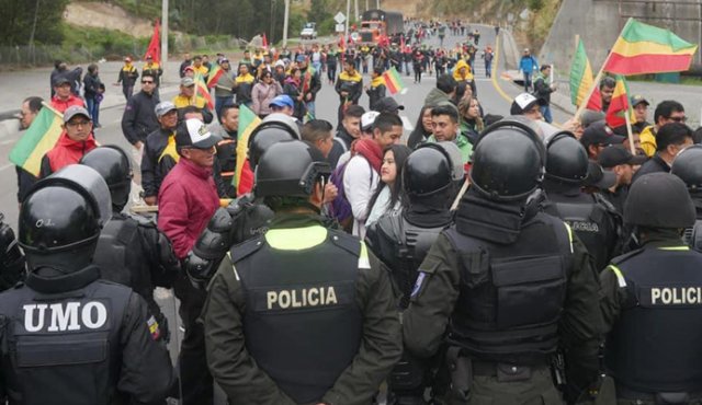 El bloqueo se desarrollaría hasta mediodía, según se conoció. @HolguerGuerrero