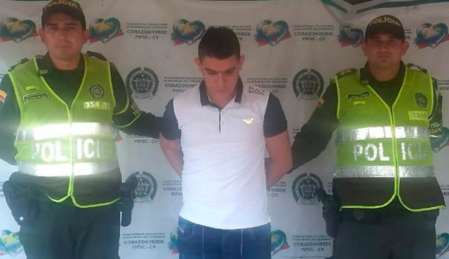 Alexander José Manjarrez Suárez. Policía