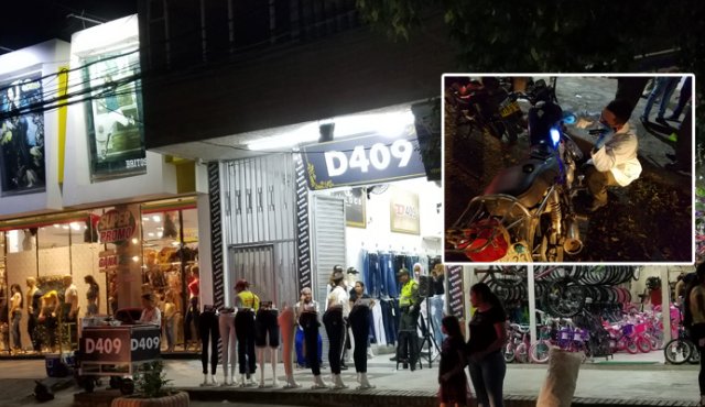 En este sector del centro ocurrió el atraco al comerciante. La Opinión