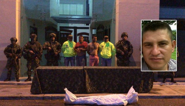En la operación resultó muerto un integrante de esa guerrilla y dos más fueron capturados. Carlos Acosta (superior derecha) tenía una trayectoria criminal de más de 10 años en el Eln. Ejército Nacional