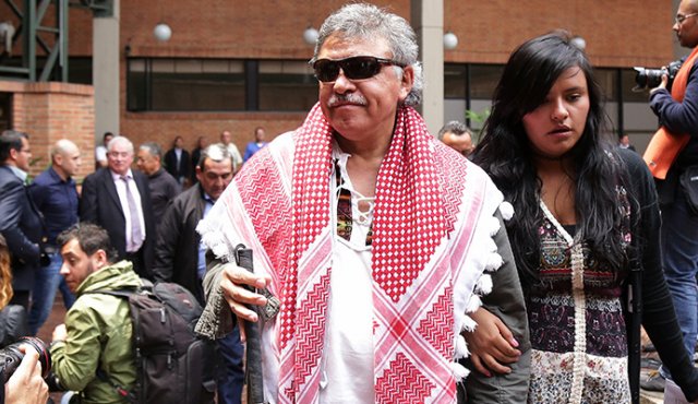 Zeuxis Pausias Hernández Solarte fue capturado el pasado 9 de abril en su casa en Bogotá. Colprensa