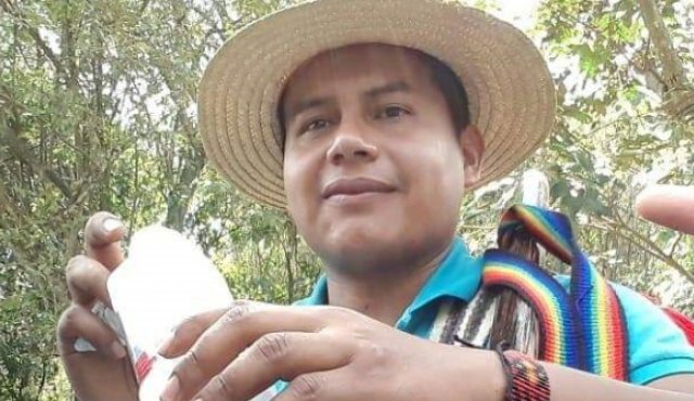 Edwin dagua fue el más reciente líder indígena asesinado, era autoridad del Resguardo Huellas, en el Cauca. Archivo