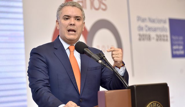 Presidente de Colombia, Iván Duque. Colprensa
