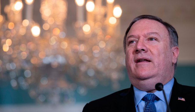 Secretario de Estado estadounidense, Mike Pompeo. AFP