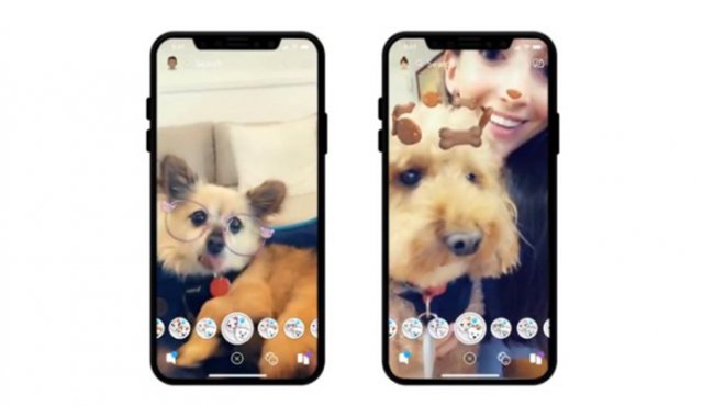 El de cachos de reno está disponible en algunos países desde el 24 de diciembre. Snapchat