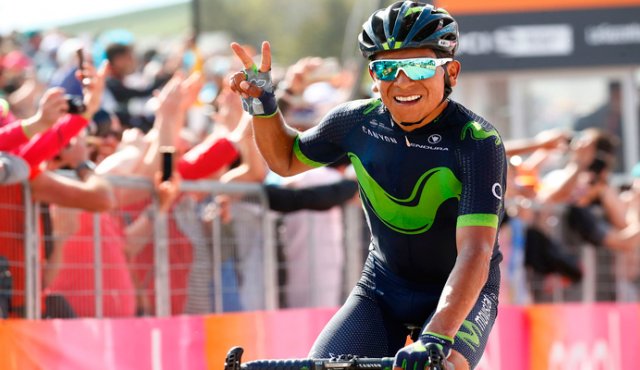 El boyacense Nairo Quintana comenzará el año deportivo compitiendo en La Vuelta a San Juan, en Argentina. Archivo