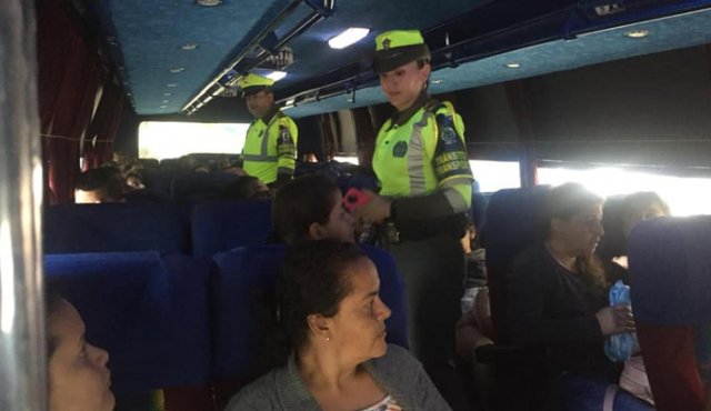 Las acciones de prevención también se llevaron a cabo dentro y fuera del terminal de pasajeros. Cortesía