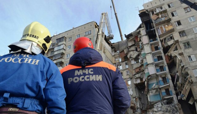 La explosión destruyó 35 apartamentos. AFP