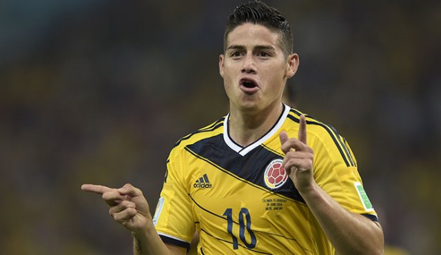 Volante cucuteño, James Rodríguez. AFP
