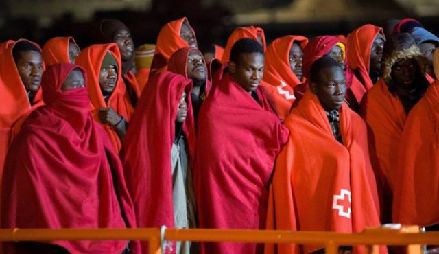 Entre los migrantes rechazados se encontraban varias mujeres y niños. Especial