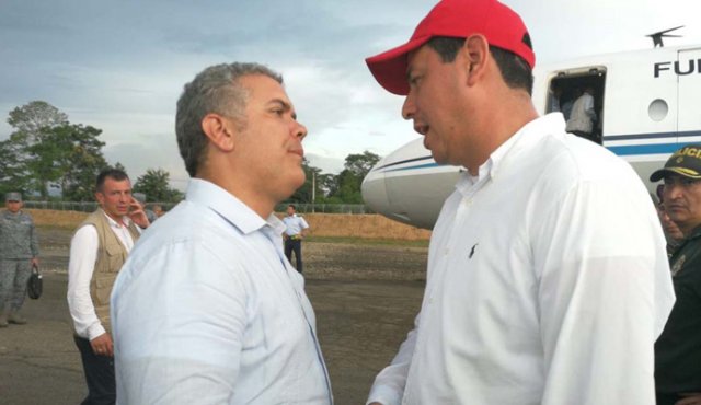 Aunque el presidente Iván Duque estuvo en Norte de Santander y conoció las solicitudes del gobierno regional, la petición del diálogo con el Eln y un plan para la paz no trascendió la visita. Tomada de Twitter