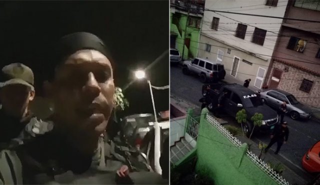 Un funcionario, quien se identificó como el sargento mayor de tercera Valdren Figueroa, señaló que la tropa profesional de la Guardia Nacional desconoce al presidente, Captura de video