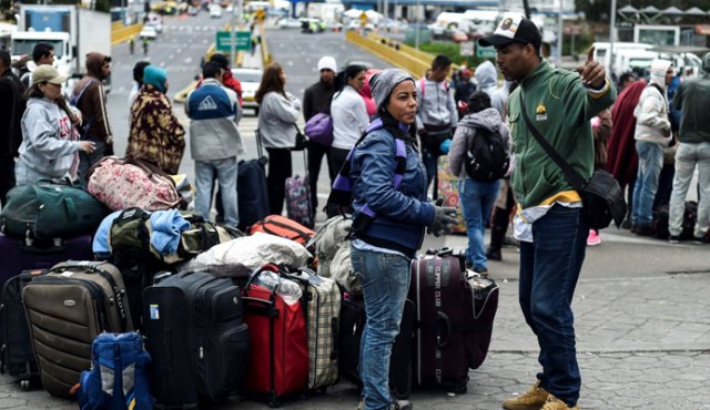 Entre 2014 y 2018 ingresaron a Ecuador más de 1,2 millones de venezolanos, de acuerdo con la cancillería, que ha otorgado unas 97.000 visas a peticionarios de esa nacionalidad. Archivo