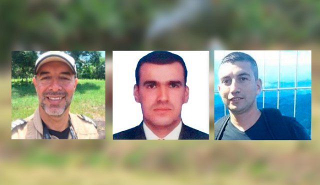 Julio Díaz, Guiza, Maxwell Joya García, Carlos Quinceno Ramírez. Archivo