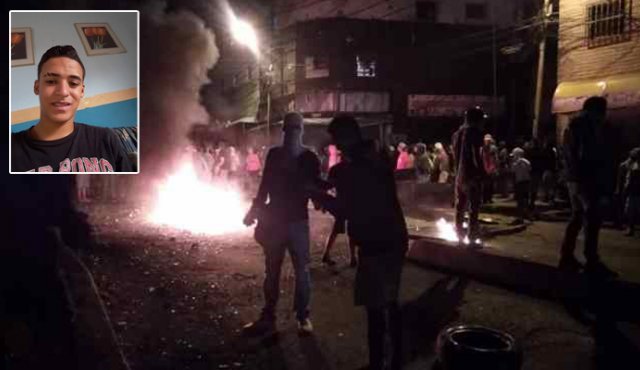El joven fallecido durante las protestas fue identificado como Alixon Pizani, de 16 años. Observatorio de Conflictos y La Patilla