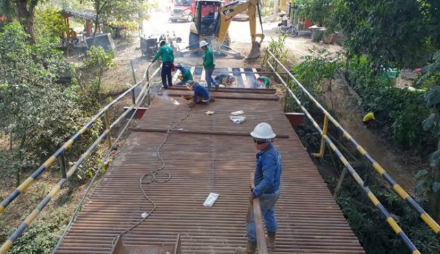 Los trabajos iniciaron el 23 de enero. Cortesía