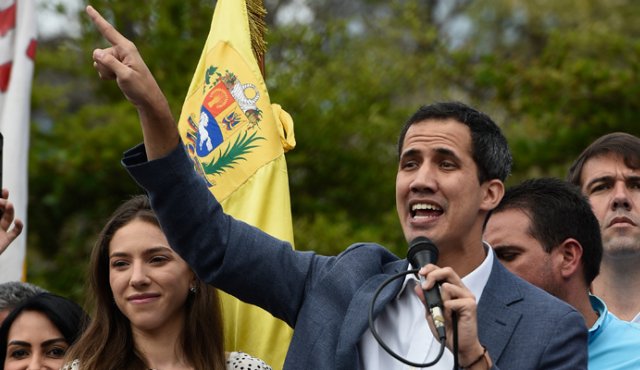 Juan Guaidó fue respaldado por varios países. AFP